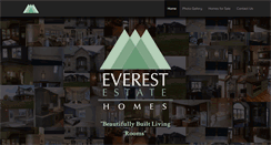 Desktop Screenshot of everestestatehomes.com